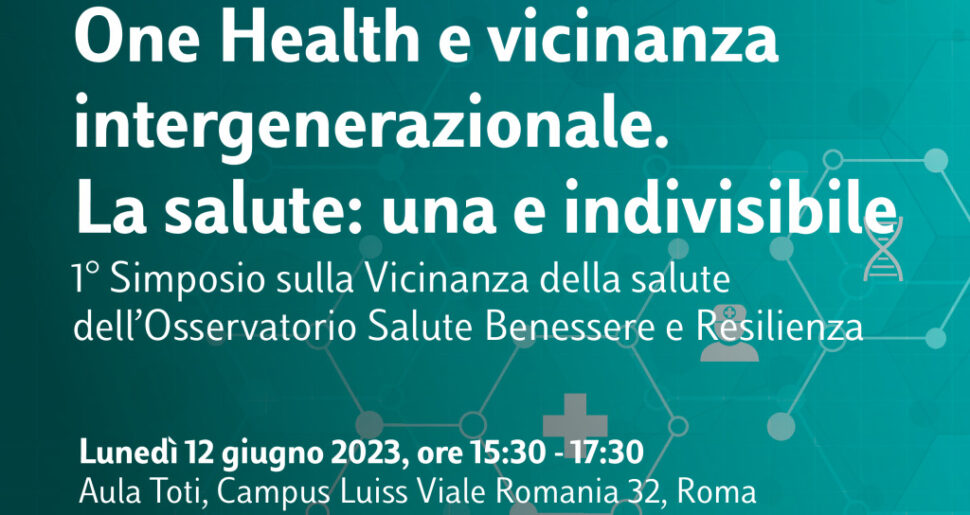 thumbnail of Save the Date Simposio One Health e vicinanza intergenerazionale 12.06.23